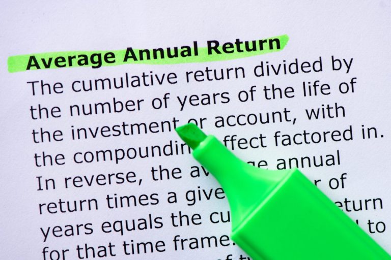 Average rate of return